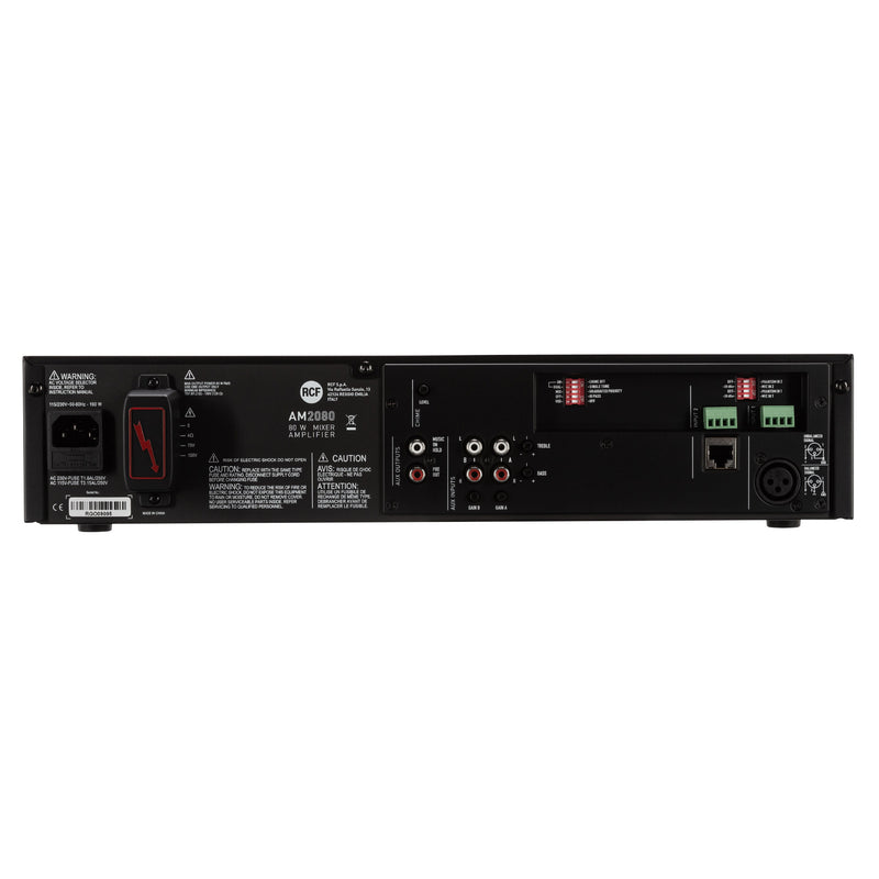 2 Input Digital Mixer/Amplifier - 4 Ω, 70/100V, 80W