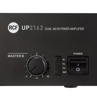 Class D 2 Channel Amplifier with Aux Input - 4 Ω, 70/100V, 2 x 160W
