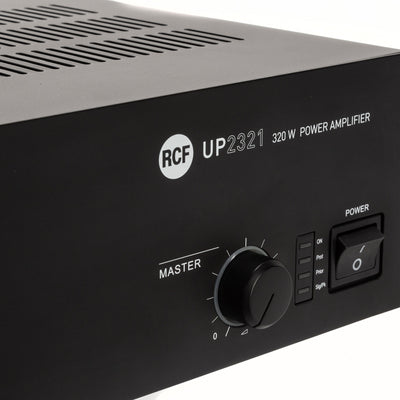 Class D Power Amplifier with Aux Input - 4 Ω, 70/100V, 320W