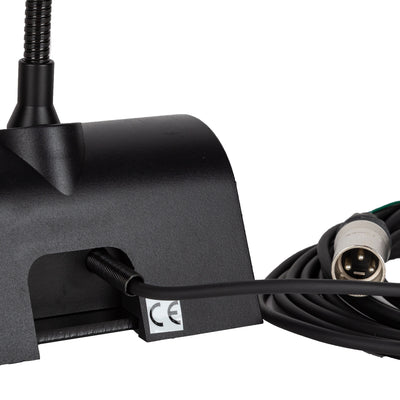 Desk-top paging mike console, 5mt.cable with XLR conn.