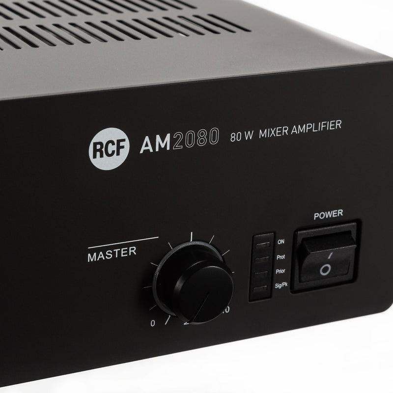 2 Input Digital Mixer/Amplifier - 4 Ω, 70/100V, 80W