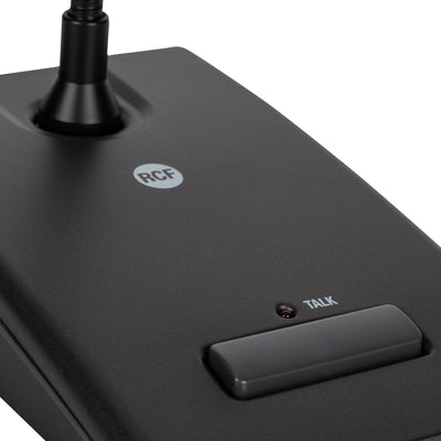 Desktop Paging Mic for ES 3080/3160-II/3323-II, AM 2160/2320/2080, & UP 2161/2321/2081 (Includes 5M RJ-45 cable)