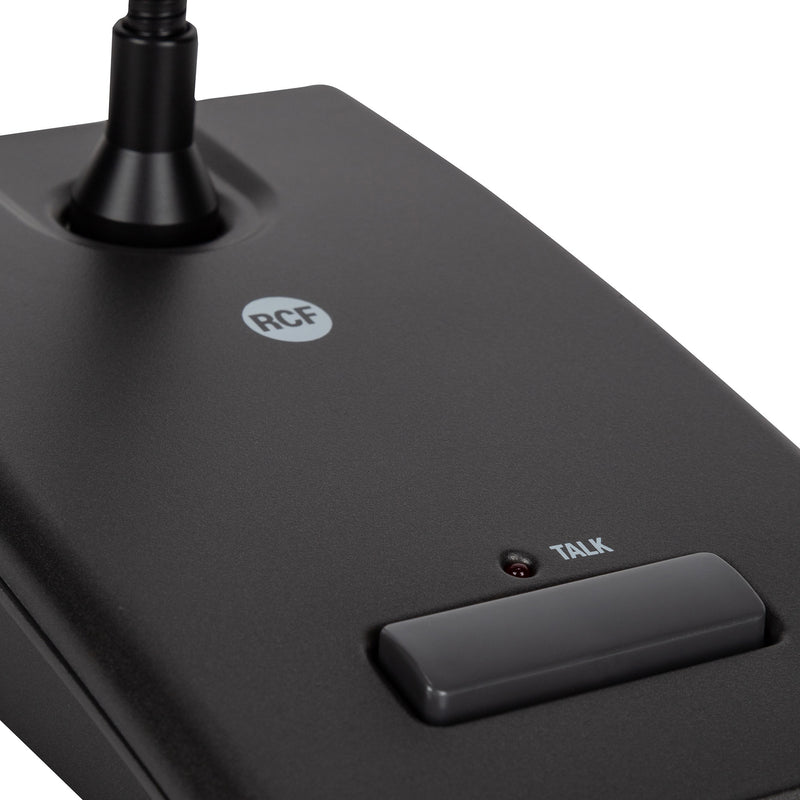 Desktop Paging Mic for ES 3080/3160-II/3323-II, AM 2160/2320/2080, & UP 2161/2321/2081 (Includes 5M RJ-45 cable)