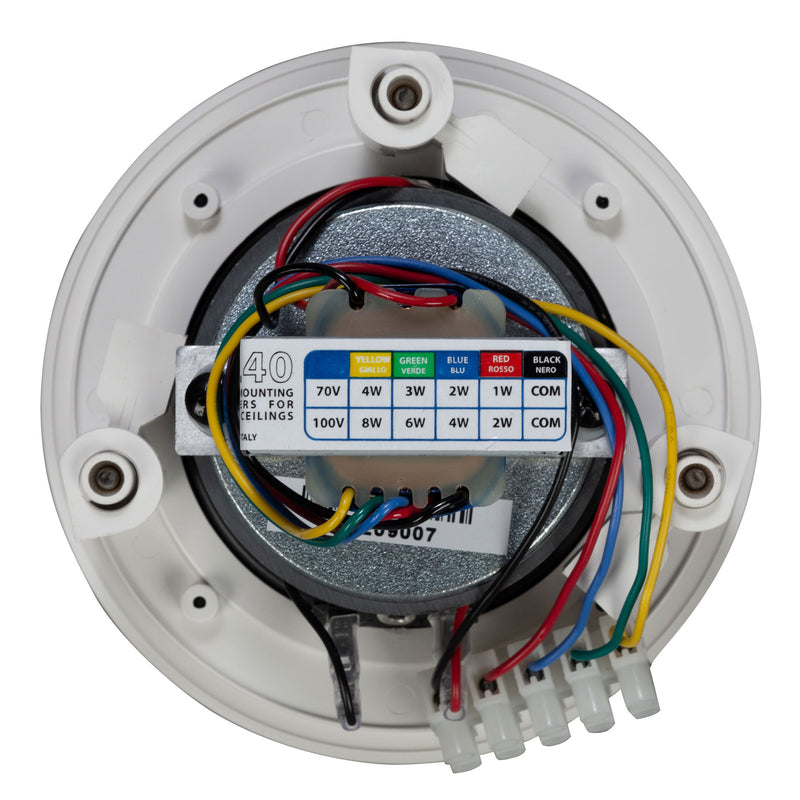 31/2" Flush Mnt. Ceil. Speaker With Line Transf., 8W, IP 44
