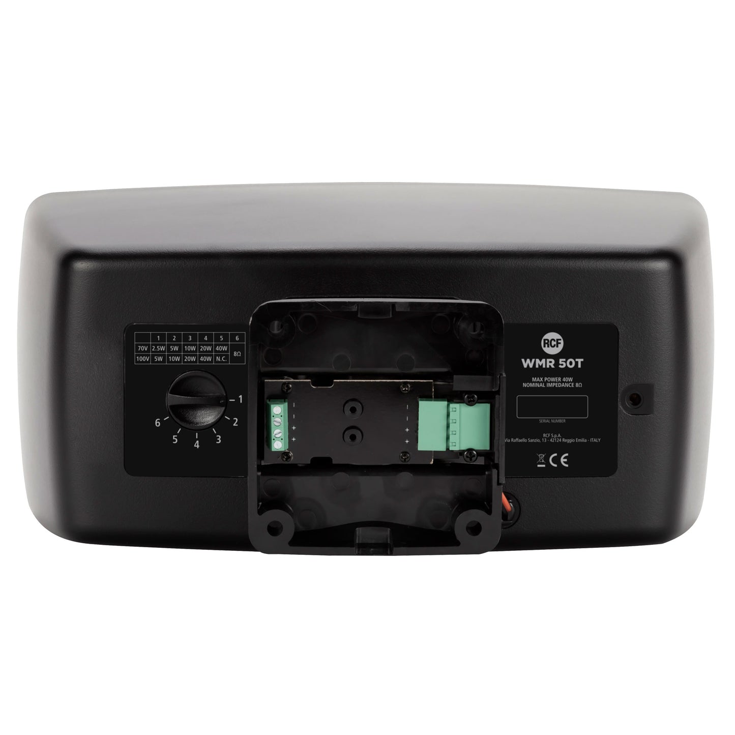 Passive 160W 5" 2-Way Wall Mount Monitor Speaker w/ Transformer - 8 Ω, 70/100V