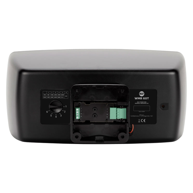 Passive 320W 6.5" 2-Way Wall Mount Monitor Speaker w/ Transformer - 8 Ω, 70/100V