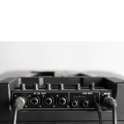 Active 2100W Portable Three-Way Column Array w/ JMixRemote App Capability, INCLUDES: