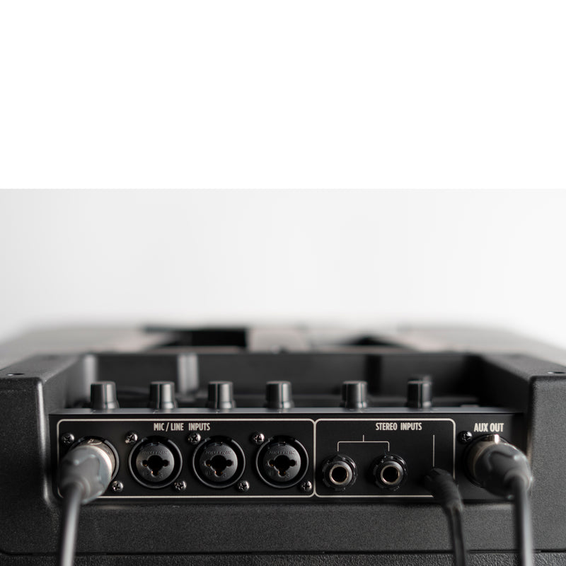 Active 2100W Portable Three-Way Column Array w/ JMixRemote App Capability, INCLUDES: