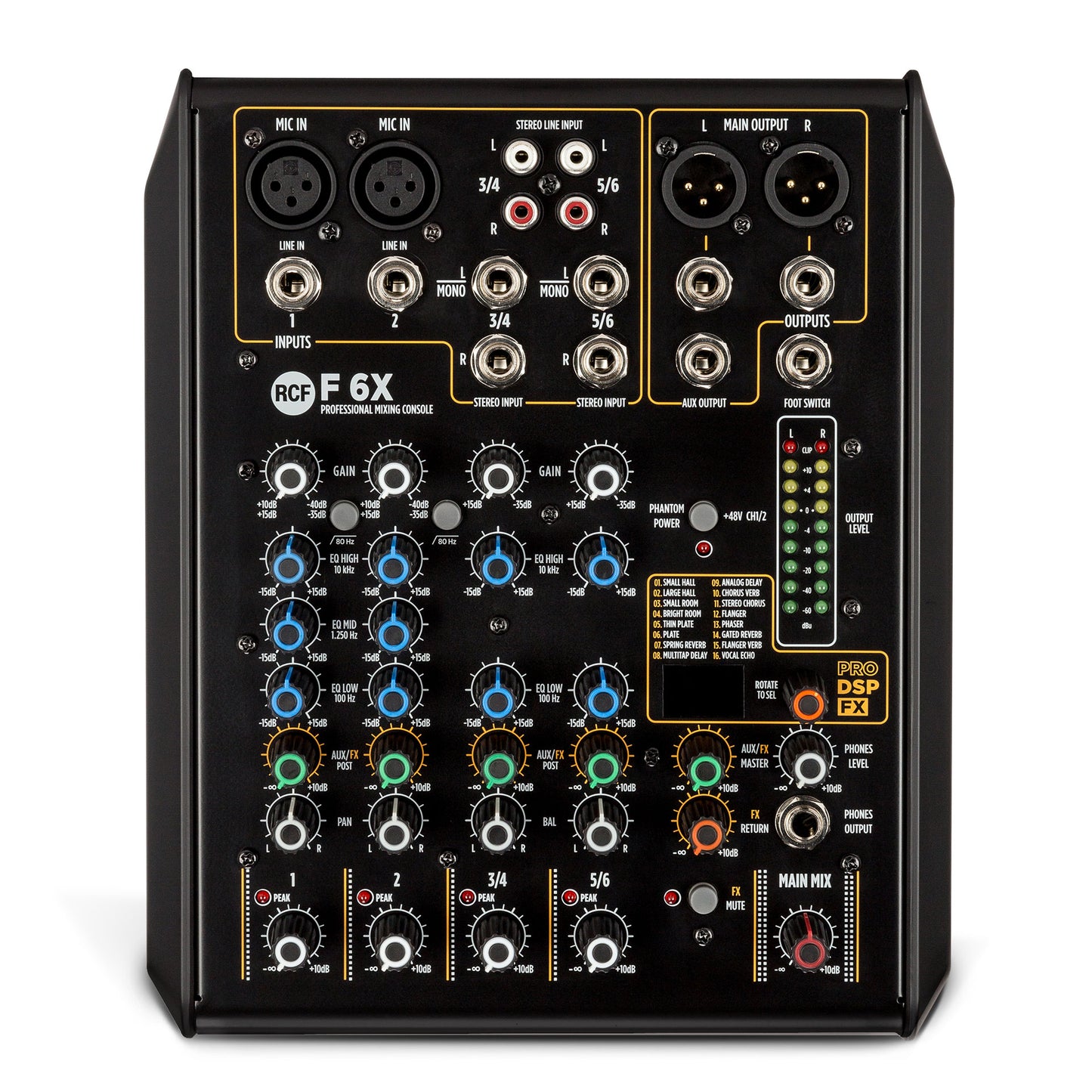 6 Channel Mixer w/ FX