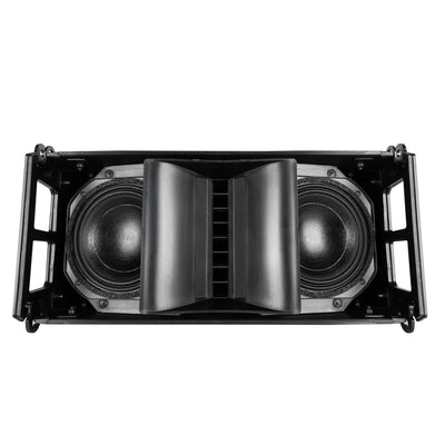 Active 1400W Dual 6" Compact 2-Way Line Array (White)
