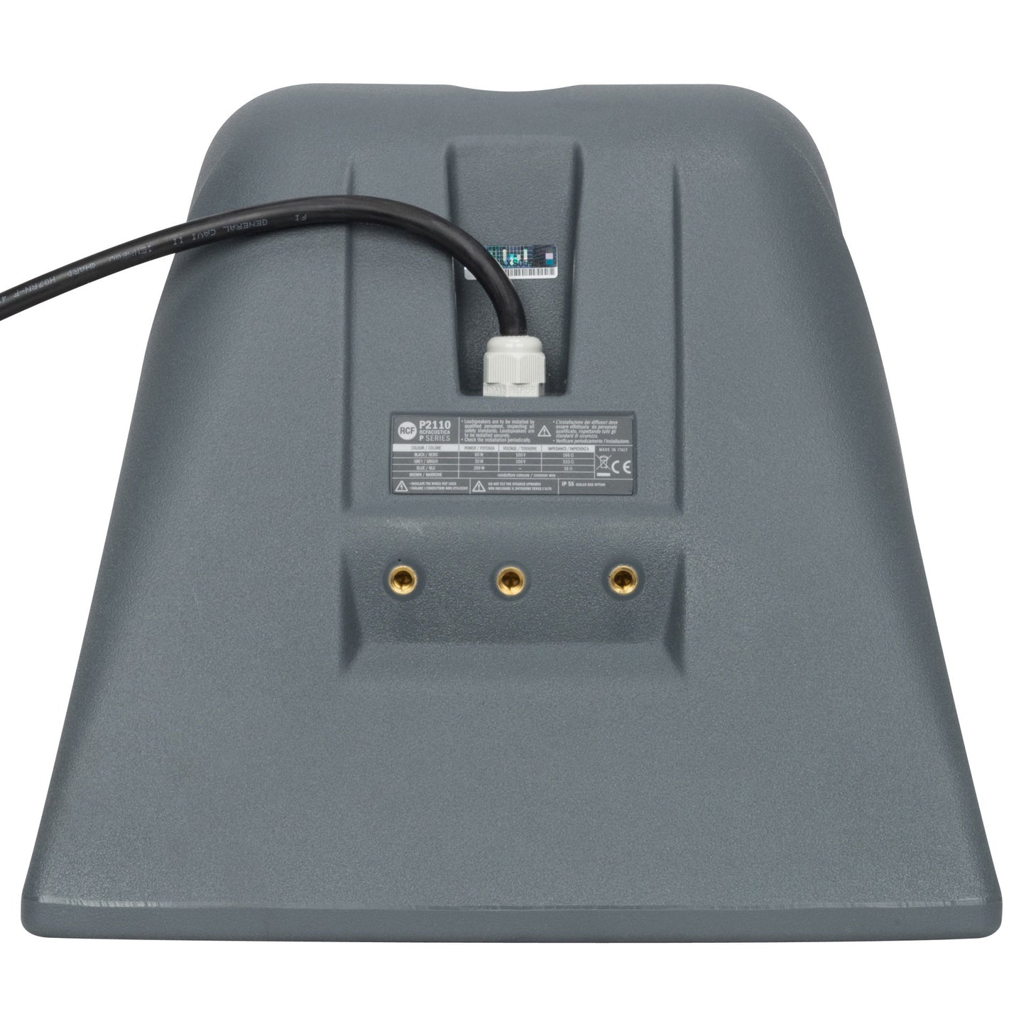 Passive 800W 10" 2-Way  Weatherproof Coaxial Speaker with Transformer (IP55)