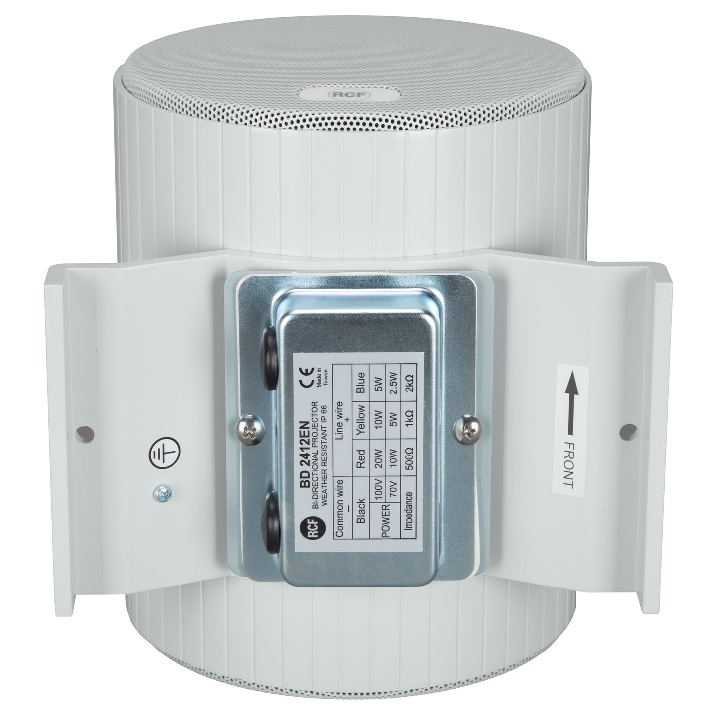 Bidirectional Sound Projector, Alu., Ip 55, 12W, 70-100V - EN54-24