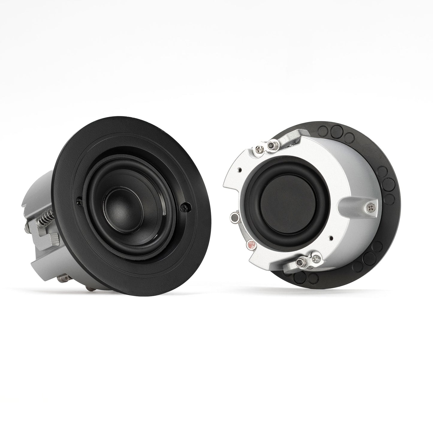 (2) Passive 60W 2.5" Ceiling Speakers (Contains White & Black Grills) - 16 Ω