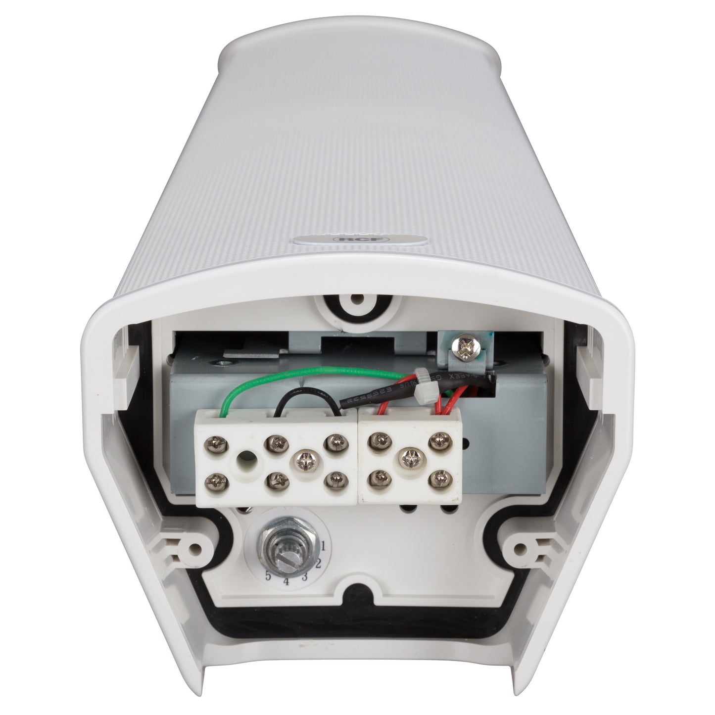 5" Transducers 2 Way Sound Column, Alumin, 20W, 70-100V White, IP 66 - EN54-24