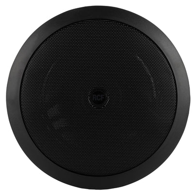 6" Coax Flush Mnt. Ceil. Speaker With Line Transf., 12W, IP. 44 (Black)