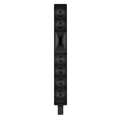White Active 2100W Portable Three-Way Column Array, INCLUDES: