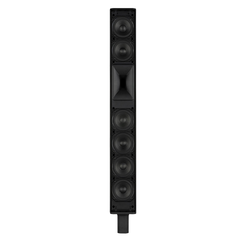 White Active 2100W Portable Three-Way Column Array, INCLUDES: