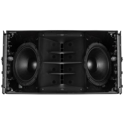 Active 2200W Dual 8" Compact 2-Way Line Array (White)