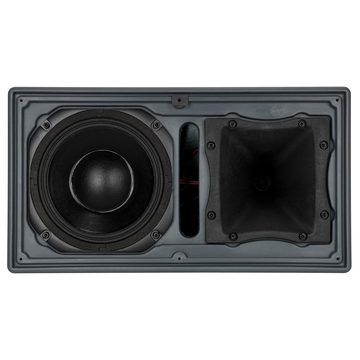 Passive 400W 8" 2-Way Weatherproof Speaker with Transformer (IP55) (Grey)