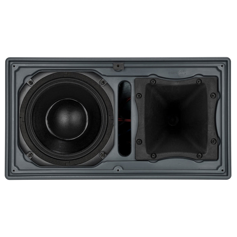 Passive 400W 8" 2-Way Weatherproof Speaker with Transformer (IP55) (Grey)