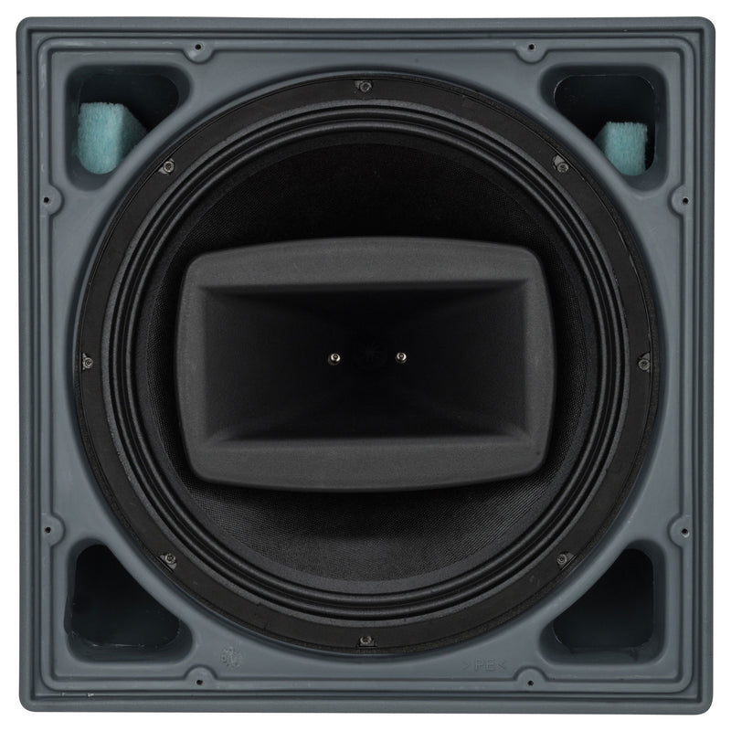 Passive 1200W 15" 2-Way Weatherproof Coaxial Speaker with Transformer (IP55)(White)
