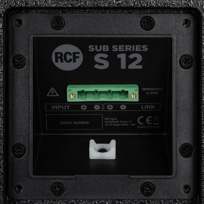 Passive 1600W 12" Bass Reflex Subwoofer