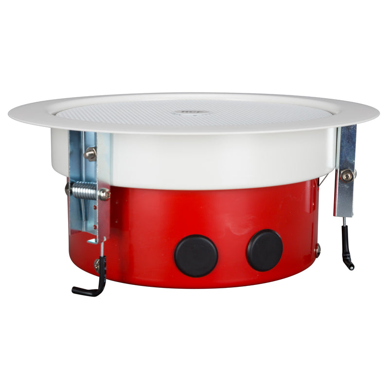Passive 24W 6" Coaxial Ceiling Speaker with Fire Dome (White)