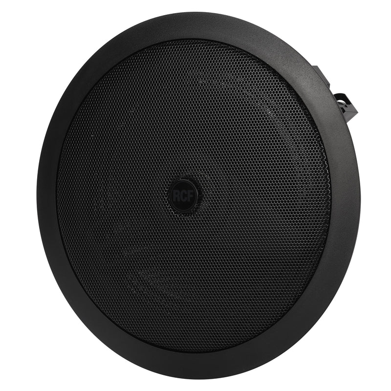6" Coax Flush Mnt. Ceil. Speaker With Line Transf., 12W, IP. 44 (Black)