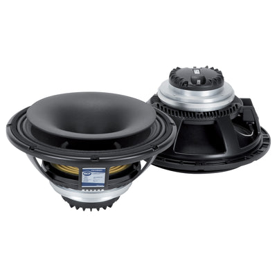 Woofer: 12" Power 450 Watt rms,  900W program. Sensitivity 101 dB. Compression Driver: Exit 1.5" Power 90 Watt rms, 180W program. Sensitivity 110 dB