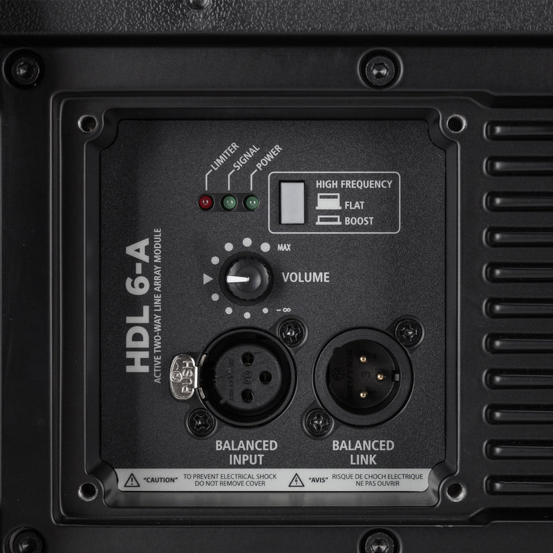 Active 1400W Dual 6" Compact 2-Way Line Array