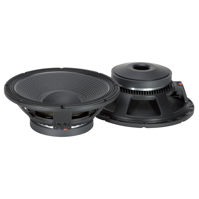 15" Power: 800W rms, 1600W prog. Sensitivity: 97 dB Freq. Range 35-1500 Hz
