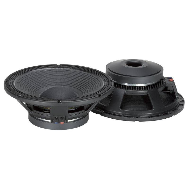 15" Power: 800W rms, 1600W prog. Sensitivity: 97 dB Freq. Range 35-1500 Hz