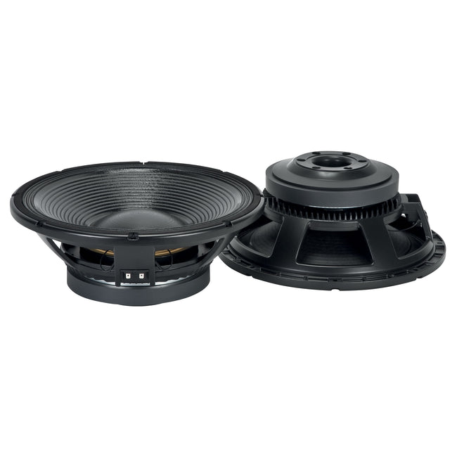 15" Power: 1500W rms, 3000W prog. Sensitivity: 96,5 dB Freq. Range 30-1000 Hz