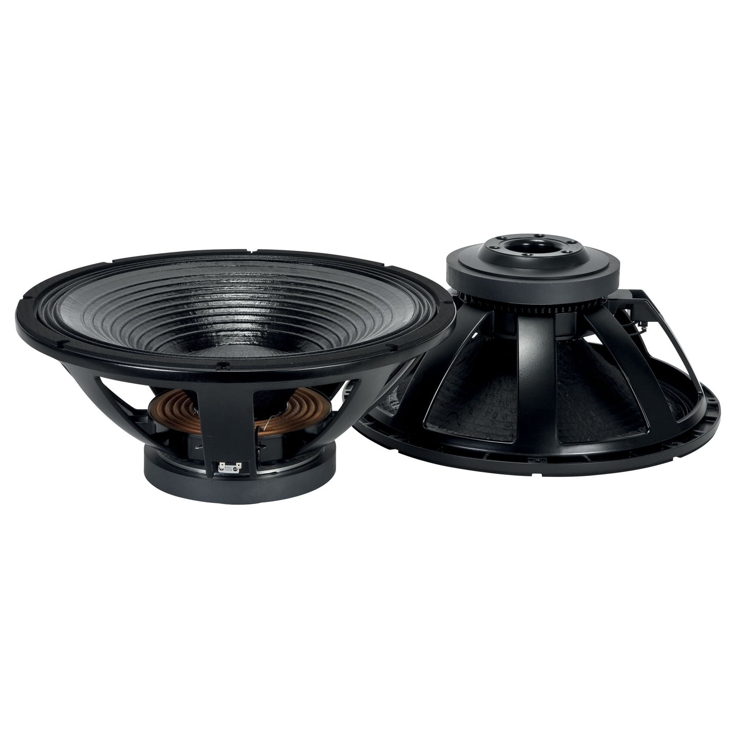 21"Power: 2000W rms, 4000W prog. Sensitivity: 97 Freq. Range 28-1000 Hz