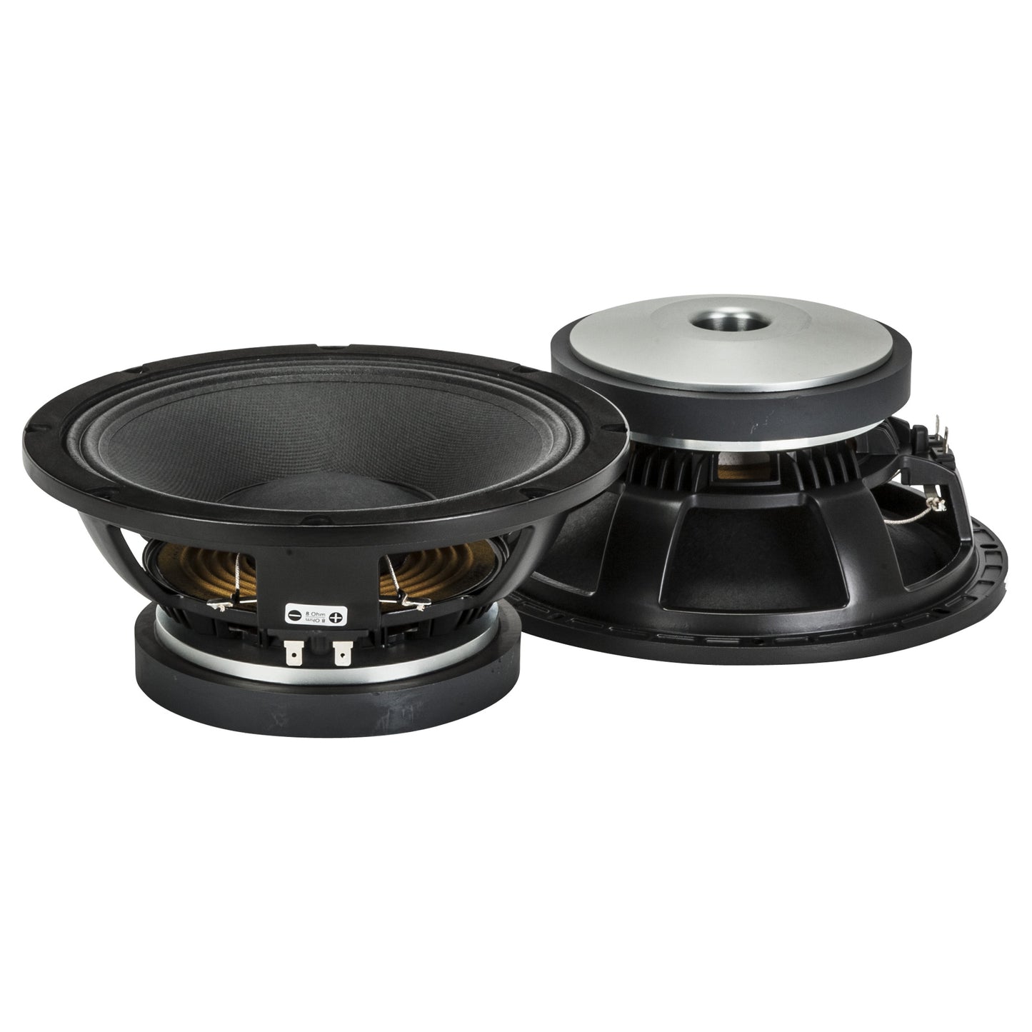 10" Power: 300W rms, 600W prog. Sensitivity: 98 dB Freq. Range 50-3500 Hz