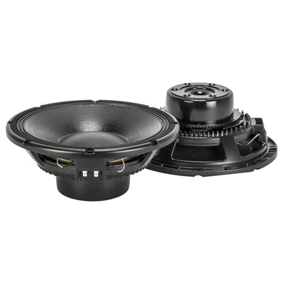 12" Power: 1000W rms, 2000W prog. Sensitivity: 98,5 dB Freq. Range 50-2000 Hz