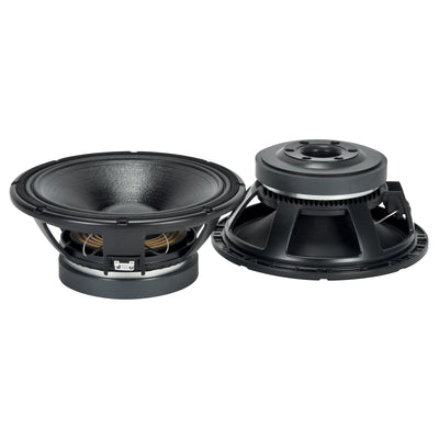 12" Power: 700W rms, 1400W prog. Sensitivity: 98,5 dB Freq. Range 45-2500 Hz