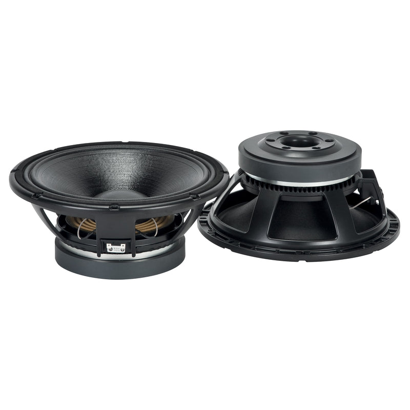 12" Power: 700W rms, 1400W prog. Sensitivity: 98,5 dB Freq. Range 45-2500 Hz