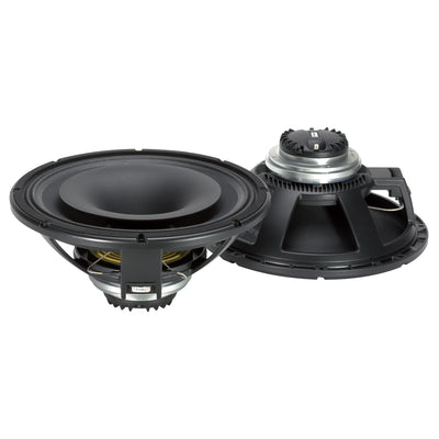 Woofer: 15" Power 450 Watt rms,  900W program. Sensitivity 101 dB. Compression Driver: Exit 1.5" Power 90 Watt rms, 180W program. Sensitivity 110 dB