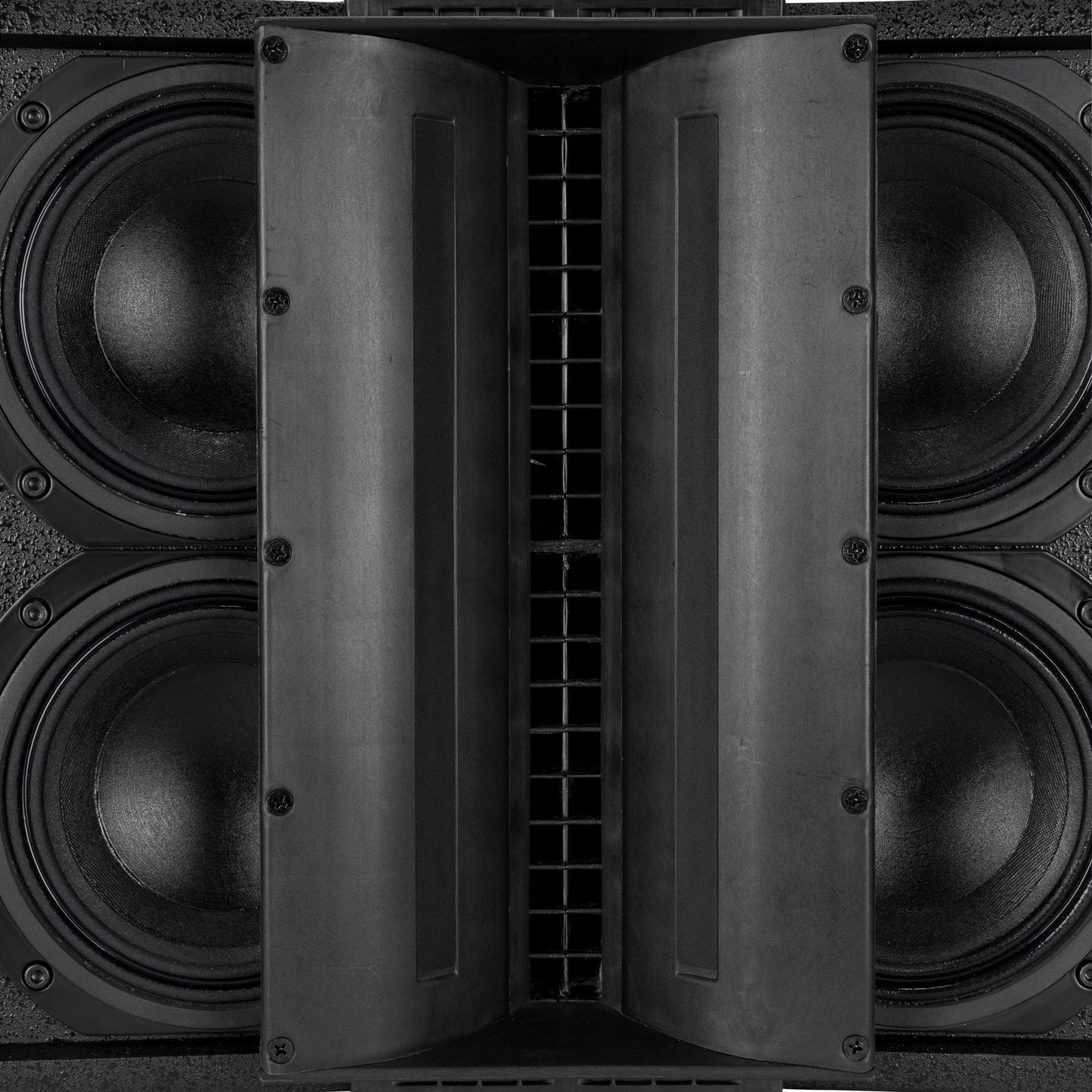 Active 8000W Dual 12" & Quad 6" Compact 3-way Line Array (White)