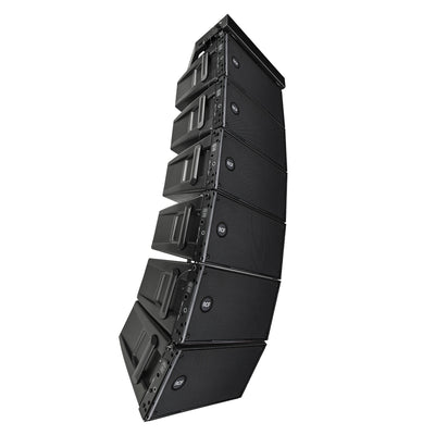 Active 1400W Dual 8" 2-Way Line Array (White)