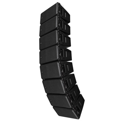 Active 2200W Dual 8" Compact 2-Way Line Array (White)