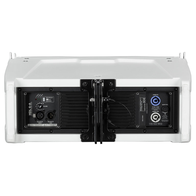 Active 1400W Dual 6" Compact 2-Way Line Array (White)