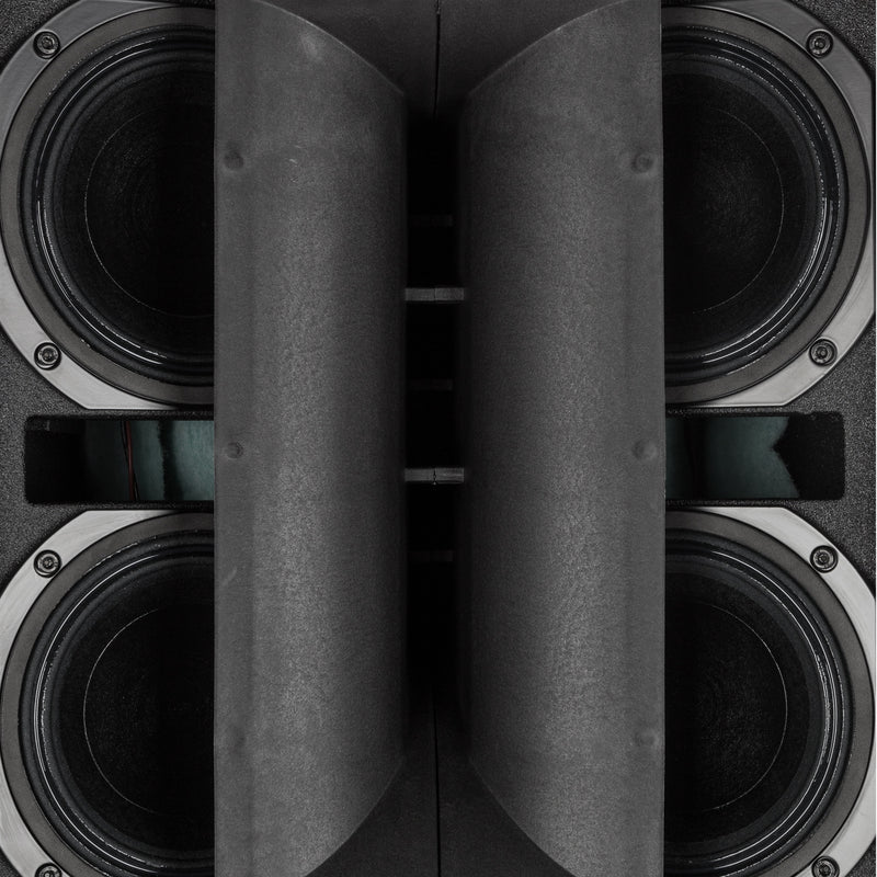Active 4400W Dual 12" 3-way Line Source Speaker (RDNET Ready)