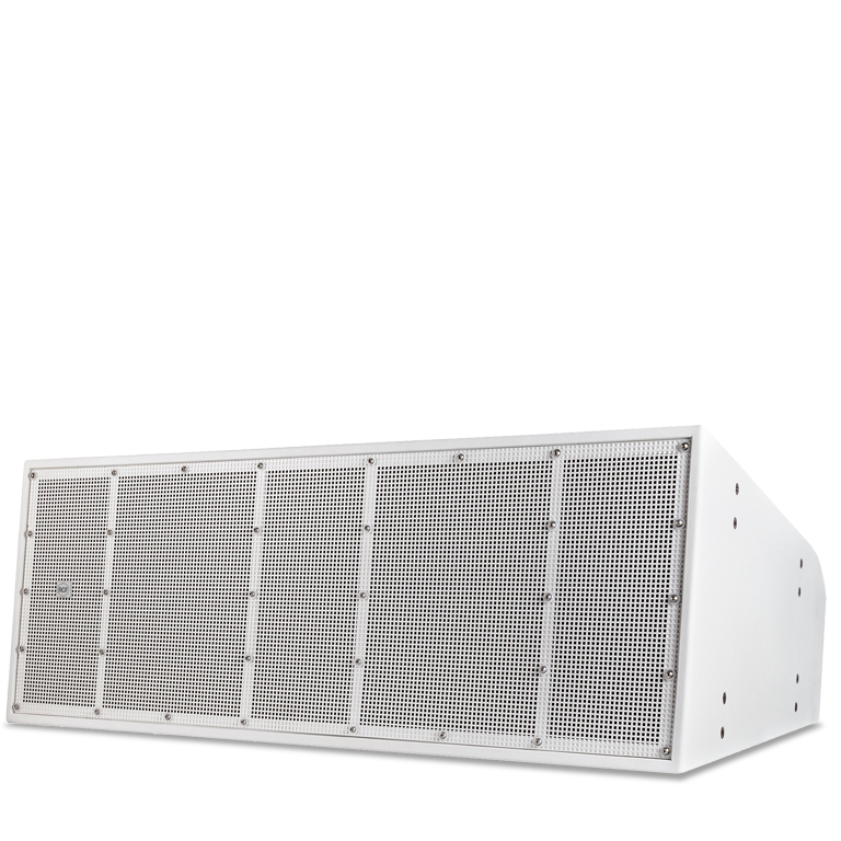 CUSTOM: Passive 7600W Dual 15" Long Throw 3-Way Speaker - 60° x 30° Coverage (White)