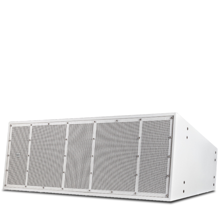 CUSTOM: Passive 7600W Dual 15" Long Throw 3-Way Speaker - 45° x 15° Coverage (White)