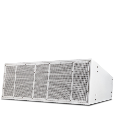 CUSTOM: Passive 7600W Dual 15" Long Throw 3-Way Speaker - 45° x 15° Coverage (White)