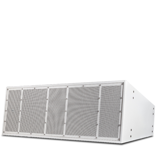 CUSTOM: Passive 7600W Dual 15" Long Throw 3-Way Speaker - 45° x 15° Coverage (White)
