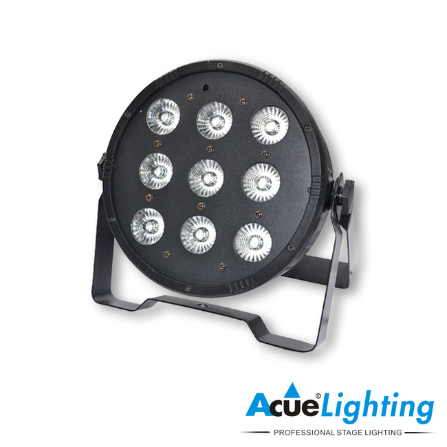 9x10W RGBW Flat Par