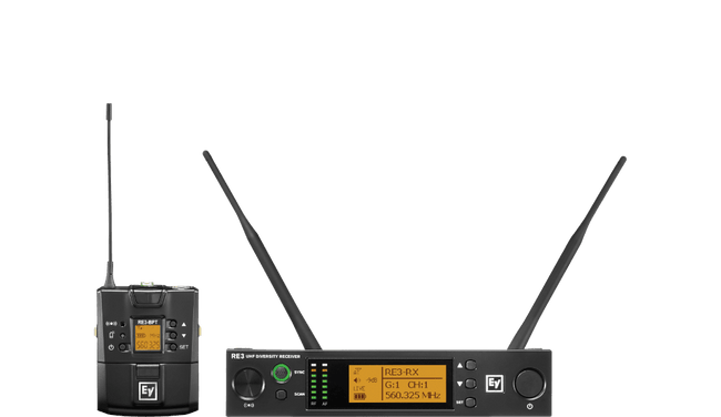 Electro-Voice RE3-BPNID-5H HF wireless set containing no input device